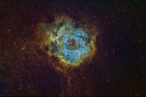 Rosetos ūkas, NASA ir Hubble versija.