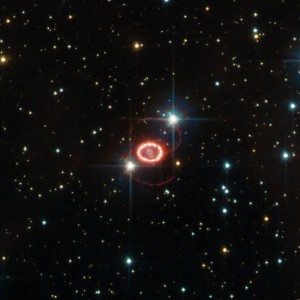 Supernova SN1987A, viena skaisčiausių kada nors teleskopų stebėtų žvaigždžių.