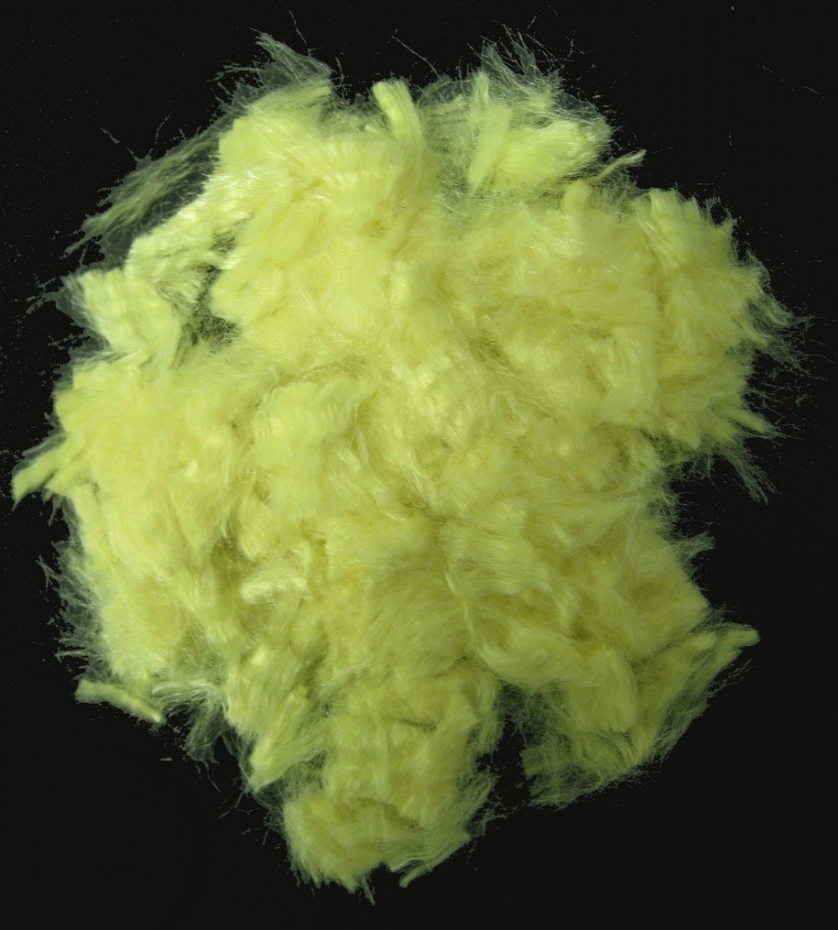 Kevlaras - aromatinių angliavandenilių pagrindu sudarytas poliamidinis pluoštas, naudojamas apsaugoti nuo kulkų.